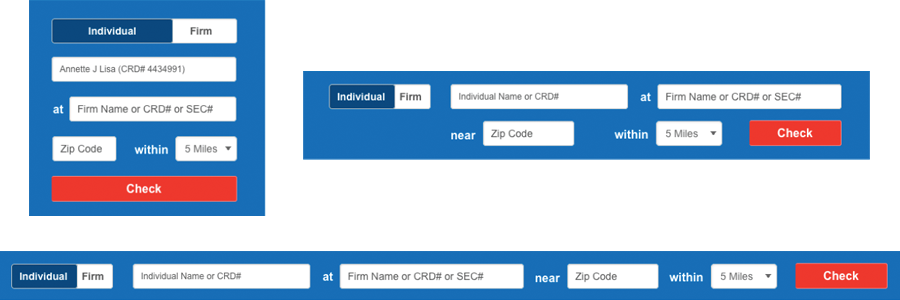 Financial Tool Responsive Forms